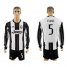Juventus #5 Pjanic Home Long Sleeves Soccer Club Jersey