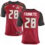 Tampa Bay Buccaneers #28 Leonard Fournette Red Team Color Mens Super Bowl LV Bound Stitched NFL Vapor Untouchable Elite Jersey