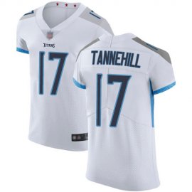Nike Tennessee Titans #17 Ryan Tannehill White Mens Stitched NFL Vapor Untouchable Elite Jersey
