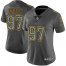 Nike Minnesota Vikings #97 Everson Griffen Gray Static Womens Stitched NFL Vapor Untouchable Limited Jersey