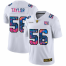 New York New York Giants #56 Lawrence Taylor Mens White Nike Multi-Color 2020 NFL Crucial Catch Limited NFL Jersey