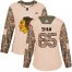 Adidas Chicago Blackhawks #65 Andrew Shaw Camo Authentic 2017 Veterans Day Womens Stitched NHL Jersey