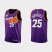 Phoenix Phoenix Suns #25 Mikal Bridges Purple Mens Nike NBA 2022-23 Classic Edition Jersey Mens