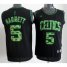 Boston Celtics 5 Kevin Garnett Black Revolution 30 Swingman NBA Jerseys Camo Number Cheap