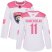 Adidas Florida Panthers #11 Jonathan Huberdeau White/Pink Authentic Fashion Womens Stitched NHL Jersey