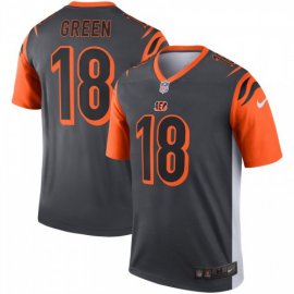 Cincinnati Cincinnati Bengals #18 A.J. Green Nike Inverted Legend Jersey Silver