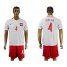 Poland #4 Lewczuk Home Soccer Country Jersey