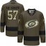 Adidas Carolina Hurricanes #57 Trevor Van Riemsdyk Green Salute to Service Stitched NHL Jersey
