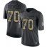 Nike New York Jets #70 Kelechi Osemele Black Mens Stitched NFL Limited 2016 Salute to Service Jersey