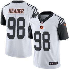 Nike Cincinnati Bengals #98 D.J. Reader White Mens Stitched NFL Limited Rush Jersey