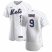 New York Mets #9 Brandon Nimmo Mens Nike White Home 2020 Authentic Player MLB Jersey