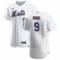 New York Mets #9 Brandon Nimmo Mens Nike White Home 2020 Authentic Player MLB Jersey