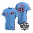 Phillies 46 Jose Alvarado Blue Nike 2022 World Series Flexbase Jersey