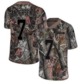 Nike New Orleans Saints #7 Morten Andersen Camo Mens Stitched NFL Limited Rush Realtree Jersey