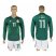 Mexico #11 C.VELA Home 2018 FIFA World Cup Long Sleeve Soccer Jersey