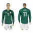 Mexico #11 C.VELA Home 2018 FIFA World Cup Long Sleeve Soccer Jersey