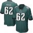Nike Philadelphia Eagles #62 Jason Kelce Midnight Green Team Color Youth Stitched NFL New Elite Jersey