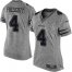 Nike Dallas Cowboys #4 Dak Prescott Gray Womens Stitched NFL Limited Gridiron Gray Jersey