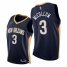 Nike New Orleans Pelicans #3 C.J. McCollum Womens 2021-22 75th Diamond Anniversary NBA Jersey Navy Womens