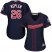 Minnesota Twins #26 Max Kepler Navy Blue Alternate Womens Stitched MLB Jersey