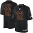 Nike Denver Broncos #12 Paxton Lynch Black Mens Stitched NFL Impact Limited Jersey