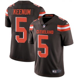 Nike Cleveland Browns #5 Case Keenum Brown Team Color Mens Stitched NFL Vapor Untouchable Limited Jersey