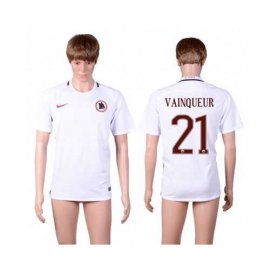 Roma #21 Vainqueur Away Soccer Club Jersey