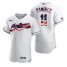 Cleveland Indians #11 Jose Ramirez Mens Nike White Fluttering USA Flag Limited Edition Authentic MLB Jersey
