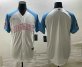 Mens Mexico Baseball Blank 2023 White Blue World Classic Stitched Jerseys