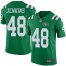 Nike New York Jets #48 Jordan Jenkins Green Mens Stitched NFL Elite Rush Jersey
