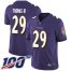 Nike Baltimore Ravens #29 Earl Thomas III Purple Team Color Mens Stitched NFL 100th Season Vapor Limited Jersey