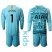 Tottenham Hotspur #1 Lloris Light Blue Goalkeeper Long Sleeves Kid Soccer Club Jersey