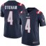 Nike New England Patriots #4 Jarrett Stidham Navy Blue Mens Stitched NFL Limited Rush Jersey