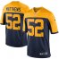 Nike Green Bay Packers #52 Clay Matthews Navy Blue Alternate Youth Stitched NFL New Elite Jersey