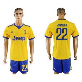 Juventus #22 Asamoah Away Soccer Club Jersey