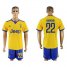 Juventus #22 Asamoah Away Soccer Club Jersey