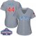 Chicago Cubs #44 Anthony Rizzo Grey Road 2016 World Series Champions Womens Stitched MLB Jersey