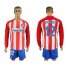 Atletico Madrid #12 Fernandez Home Long Sleeves Soccer Club Jersey