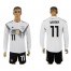 Germany #11 Werner White Home Long Sleeves Soccer Country Jersey