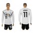 Germany #11 Werner White Home Long Sleeves Soccer Country Jersey