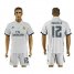 Real Madrid #12 Marcelo White Home Soccer Club Jersey