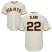 San Francisco Giants #22 Will Clark Cream Cool Base Stitched Youth MLB Jersey