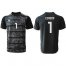 Mexico #1 Corona Black Soccer Country Jersey