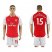 Arsenal #15 Chamberlain Home Soccer Club Jersey