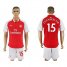 Arsenal #15 Chamberlain Home Soccer Club Jersey
