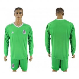 Mexico Green Goalkeeper 2018 FIFA World Cup Long Sleeve Soccer Jersey