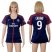 Womens Paris Saint-Germain #9 Cavani Home Soccer Club Jersey