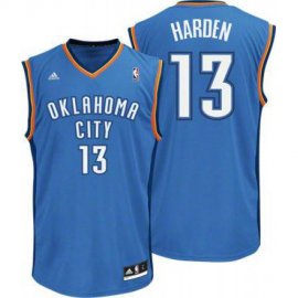 Oklahoma City Thunder #13 James Harden Blue Swingman Jersey Cheap