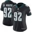 Nike Philadelphia Eagles #92 Reggie White Black Alternate Womens Stitched NFL Vapor Untouchable Limited Jersey