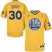 Golden State Warriors 30 Stephen Curry Yellow Revolution 30 Swingman NBA Jersey Christmas Style Cheap